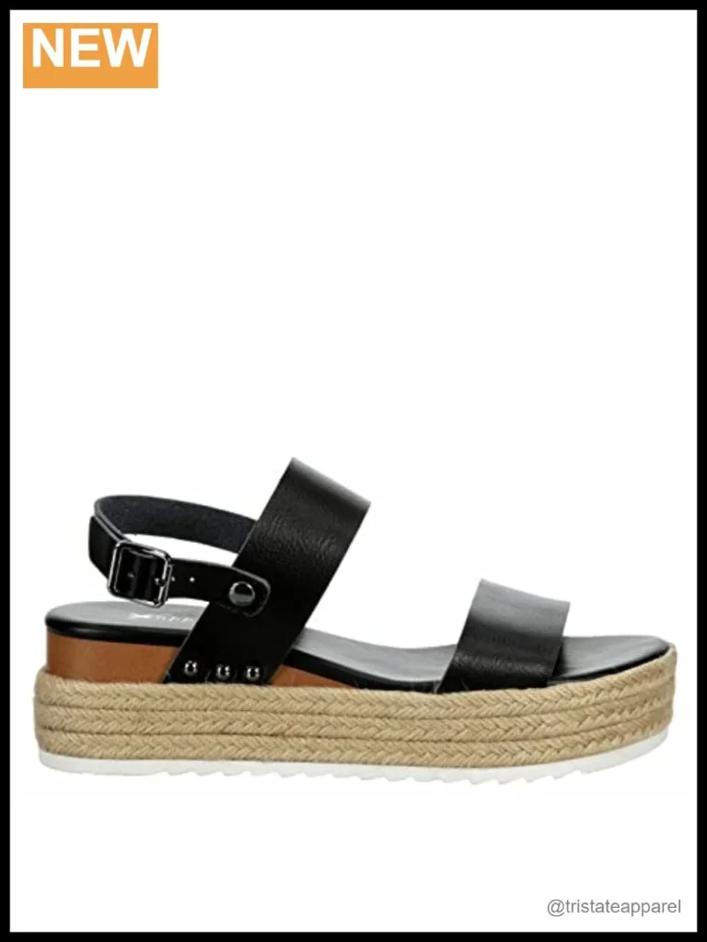XAPPEAL Amelia Open Toe Ankle Strap Casual Platform Espadrille Sandals
